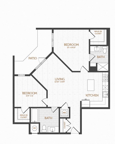 blueprint of 4 bedroom floor plan  the residences at sawmill estates